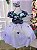 Vestido Fantasia Halloween Saia Lilas Infantil Bruxinha - Imagem 5