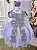 Vestido Fantasia Halloween Saia Lilas Infantil Bruxinha - Imagem 4