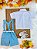 Conjunto Infantil Camisa Branca Short Susp. e Gravata Azul - Imagem 4