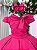 Vestido Infantil Festa Luxo Ravena Pink - Imagem 5