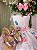 Vestido Infantil Off Florido Rosa Karine - Imagem 2