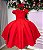 Vestido Infantil Festa Luxo Vermelho Ravena - Imagem 2