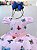 Vestido Infantil Jardim das Borboletas Rosa Luxo Cinto - Imagem 2