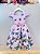 Vestido Infantil Jardim das Borboletas Rosa Luxo Cinto - Imagem 6