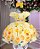 Vestido Abelha Abelhinha Infantil Temáticos Kids - Imagem 1