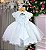 Vestido Jardim Encantado Branco Festa Infantil - Imagem 4