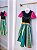 Vestido Fantasia Infantil Princesas Frozen Elsa Anna Festas - Imagem 5