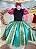 Vestido Fantasia Infantil Princesas Frozen Elsa Anna Festas - Imagem 4