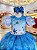 Vestido Fantasia Infantil Princesas Frozen Anna Elsa Festas - Imagem 3