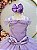 Fantasia Infantil Princesa Rapunzel Glitter Com Luvas - Imagem 2