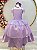 Fantasia Infantil Princesa Rapunzel Glitter Com Luvas - Imagem 4