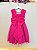 Vestido Infantil Pink com Pérolas Saia Glitter Daminhas - Imagem 6
