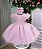 Vestido Rosa Bebe Jardim Encantado Festa Infantil - Imagem 1