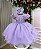 Vestido Lilas Jardim Encantado Festa Infantil - Imagem 1