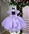 Vestido Lilas Jardim Encantado Festa Infantil - Imagem 4
