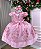 Vestido Jardim Encantado Rosa Chiclete Festa Infantil Marcelina - Imagem 1