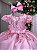 Vestido Jardim Encantado Rosa Chiclete Festa Infantil Marcelina - Imagem 2