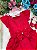 Vestido Natalinho Infantil Blogueirinha Vermelho - Imagem 2