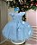 Vestido Jardim Encantado Azul Bebe Festa Infantil Maite - Imagem 1