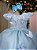 Vestido Jardim Encantado Azul Bebe Festa Infantil Maite - Imagem 2