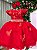 Vestido Jardim Encantado Vermelho Infantil Festa Maite - Imagem 4