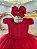 Vestido Infantil Vermelho Luxo com Pérolas Daminhas Festas - Imagem 2