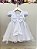 Vestido Infantil Branco Luxo com Pérolas Daminhas Festas - Imagem 6