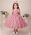 Vestido Rose Infantil Festa Luxo Poa Penelope - Imagem 1