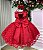 Vestido Vermelho Infantil Festa Luxo Poa Penelope - Imagem 9