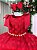 Vestido Vermelho Infantil Festa Luxo Poa Penelope - Imagem 3