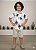 Conjunto Infantil Menino Shorts Linho Camisa Off Lucas - Imagem 1