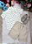 Conjunto Infantil Menino Shorts Linho Camisa Off - Imagem 2