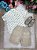 Conjunto Infantil Menino Shorts Linho Camisa Off - Imagem 3