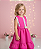 Vestido Infantil Pink Ano Novo Festas Valeria - Imagem 1