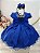 Vestido Infantil Azul Royal Festa Tule Glitter - Imagem 5