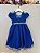 Vestido Infantil Azul Royal Festa Tule Glitter - Imagem 7