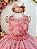 Vestido Infantil Rosé Longo Renda Formatura Daminha - Imagem 3