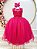 Vestido Infantil Pink Longo Renda Formatura Daminha - Imagem 8