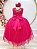 Vestido Infantil Pink Longo Renda Formatura Daminha - Imagem 5