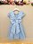 Vestido Infantil Azul Claro Festa Tule Glitter - Imagem 8