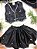 Conjunto Country Preto Fantasia Infantil da Boiadeira Preto Festas - Imagem 3