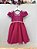 Vestido Infantil Pink Tule Bordado com Glitter Daminhas - Imagem 6