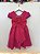 Vestido Infantil Pink Tule Bordado com Glitter Daminhas - Imagem 7