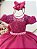 Vestido Infantil Pink Tule Bordado com Glitter Daminhas - Imagem 2