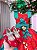 Vestido Infantil Natalino Alegria do Natal Vermelho Festas - Imagem 3