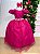 Vestido Infantil Formatura Pink Longo Glitter Dama - Imagem 5