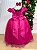 Vestido Infantil Formatura Pink Longo Glitter Dama - Imagem 4