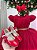 Vestido Infantil Natal Vermelho Luxo Festas - Imagem 6
