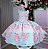 Vestido Infantil Florido Azul Bebê Midi Festa - Imagem 7