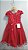 Vestido Infantil Vermelho Apliques Borboletas Festas Luxo - Imagem 4